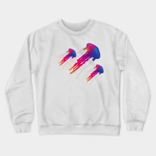 Cute colorful jellyfish Sticker T-shirt Pin Crewneck Sweatshirt